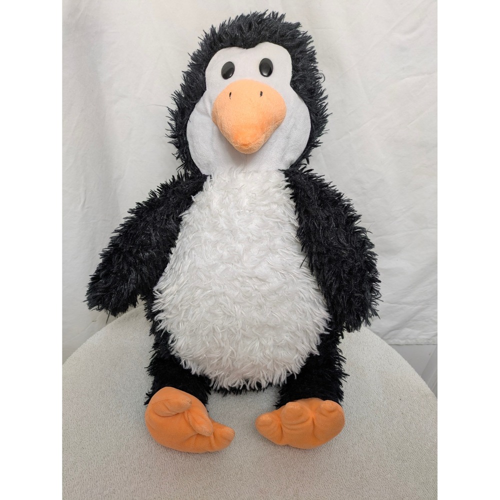 Happy Nappers Penguin Igloo Reversible Plush Play Pillow Black White 2-in-1 Toy